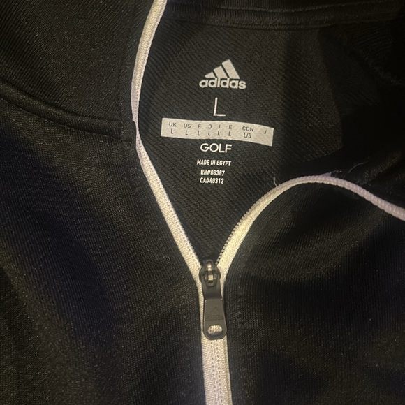 Black Adidas golf shirt - Picture 2 of 2